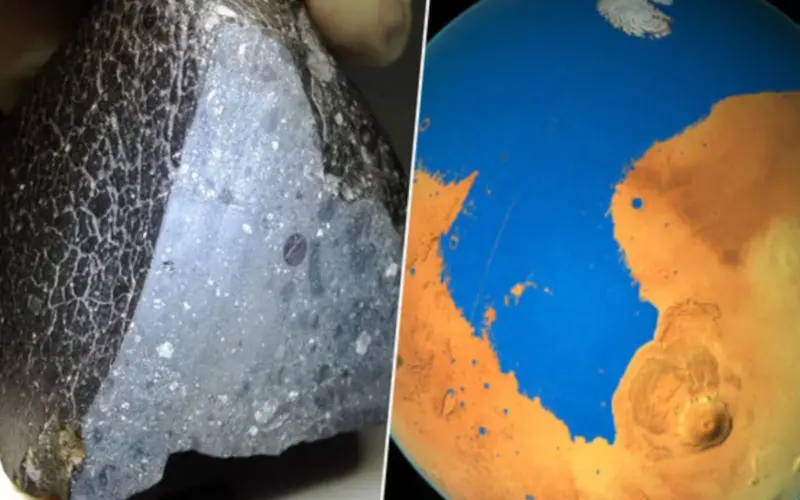 قطعة نيزك عثر عليها بالصحراء المغربية تُثبِت وجود مياه ساخنة على سطح المريخ